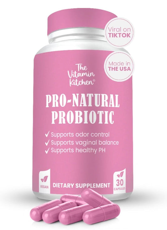 Vaginal Probiotics for Women – 5 Billion CFU Probiotic Blend–Vegan Friendly, Non-GMO, Probiotic Supplement for Odor Control & pH Balance (30 Servings)